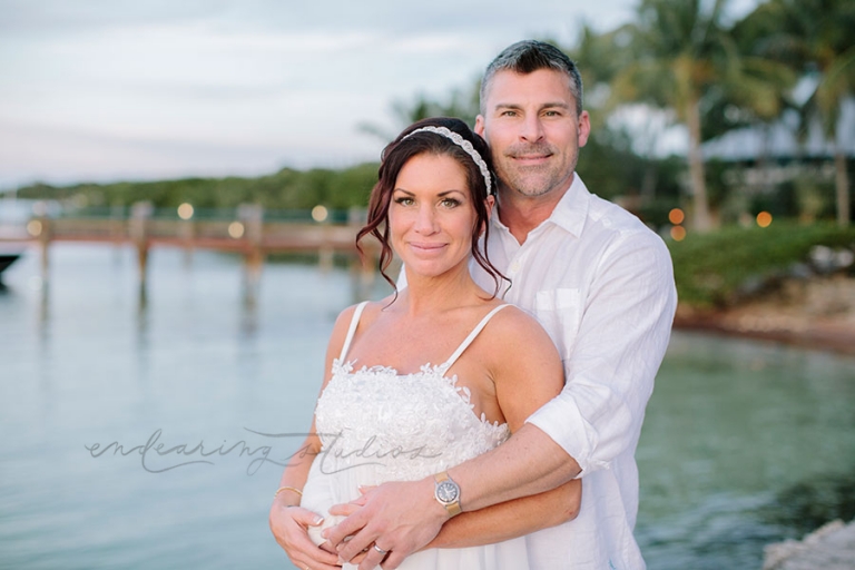 key largo wedding sunset