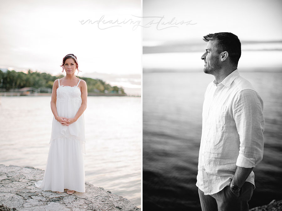 key largo wedding sunset